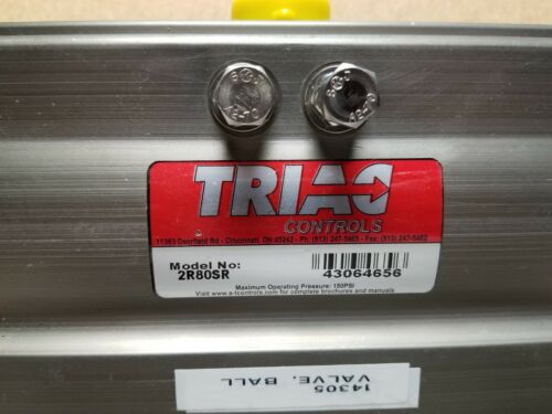New AT 1" 316 Stainless Steel Ball Valve With Triac Actuator 1000psi 2R80SR