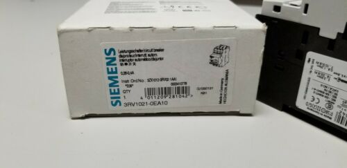 New Siemens Circuit Breaker 3RV1021-0EA10
