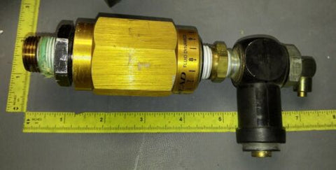 BIMBA/MEAD DYLATROL VALVE W/PARKER BLOCKING VALVE PWB-A FLUID DYNAMICS