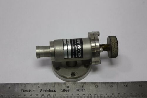 Huntington EV-073 High Vacuum Manual Right Angle Valve