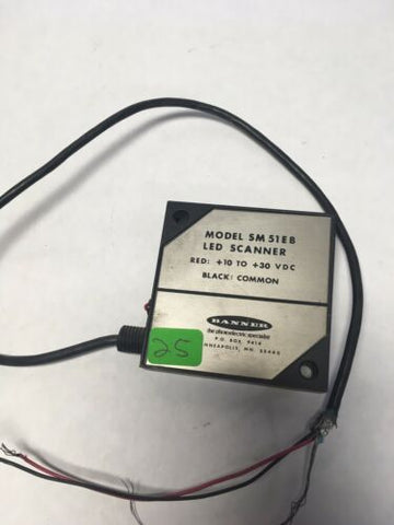 Banner SM51EB Photoelectric Sensor Scanner