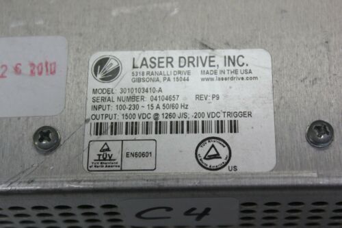 Laser Drive INC 3010103410-A Rev P9 Power Supply