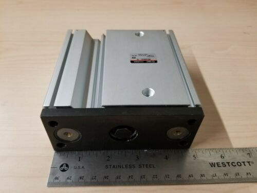 New SMC Compact Guided Pneumatic Cylinder - Slide Bearing MGQM40-75