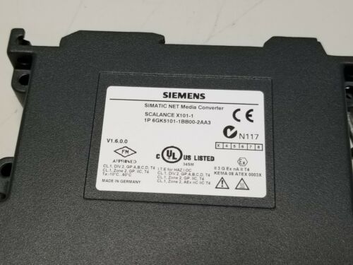 Siemens Simatic Net Media Converter PLC Module SCALANCE-X101-1