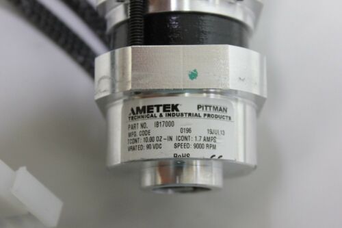 Ametek Pittman DC Servo Motor W/Faber Gearhead Gear Head IB17000