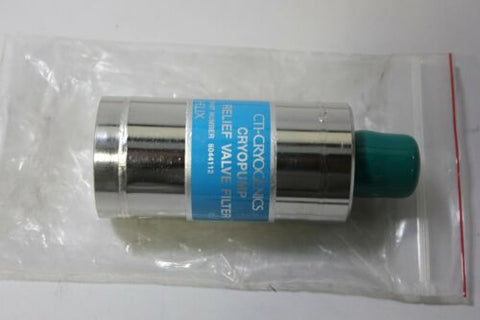 CTI Cryogenics Cryopump Cryo Pump Relief Valve Filter 8044112