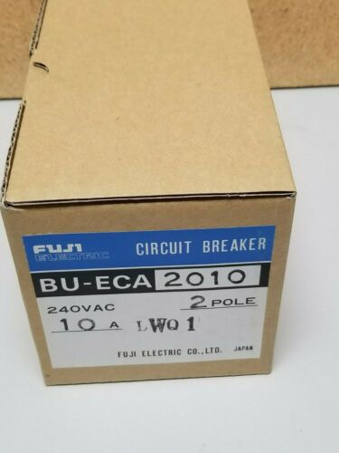 New Fuji 10A Circuit Breaker BU-ECA2010 LWQ1 240VAC 2 Pole