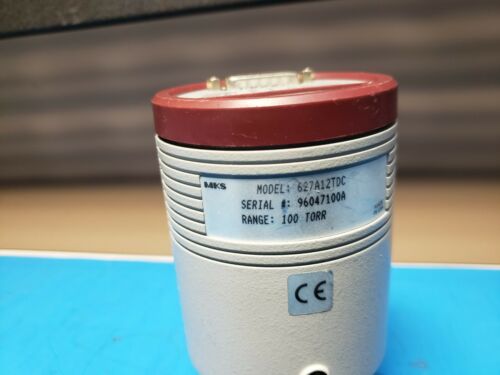 MKS Baratron Type 627 Pressure Transducer 627A12TDC 100 Torr