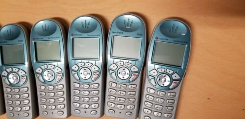 7 Spectralink Wireless Phones W/Batteries & Charging Stations LTB100 602X 6020