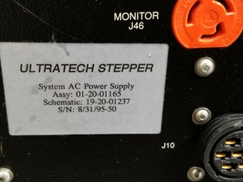 Ultratech Stepper System AC Power Supply 01-20-01165 10-20-000734 REV. C