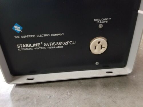 Superior Stabiline Automatic Voltage Regulator SVRS88102PCU Ultratech Stepper
