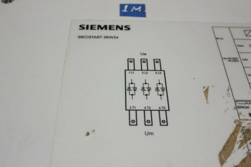 Siemens sikostart 3RW3468-0DC34 Nordic 3rw34 Soft Start Motor Controller