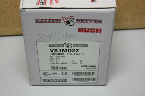 New Baldor 2HP VS AC Drive With Keypad VS1MD22 VS1MD