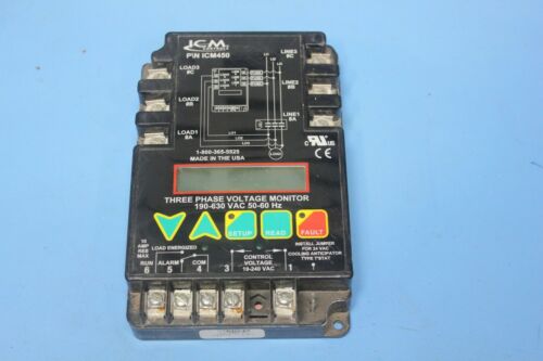 ICM Controls Three Phase Voltage Monitor ICM450