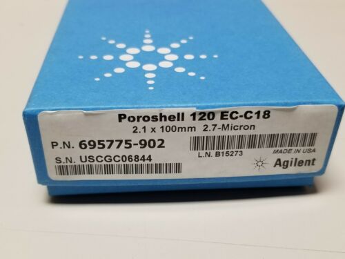 New Agilent Zorbax Poroshell 120 EC-C18 UHPLC/HPLC Column 695775-902 2.1x100mm