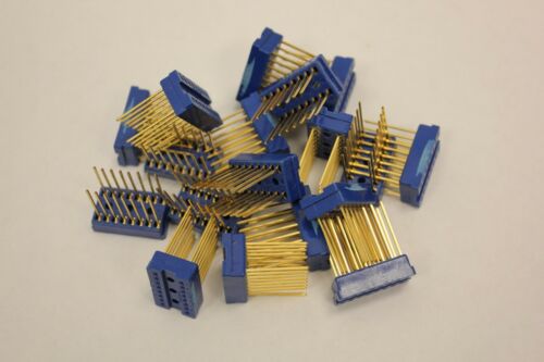 Lot of 15 CAMBION gold 18 pin wire wrap DIP socket NEW