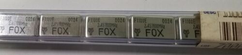 (25PCS) FOX 5.0V TTL CLOCK OSCILLATOR F1100E 14PIN DIP