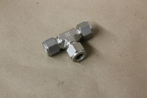 New Swagelok Stainless Steel 1/2" Tee Compression Fitting SS-810-3
