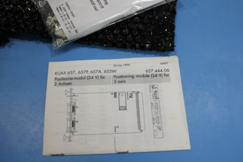 Kuhnke 2 Axis 24V Positioning Module 657.444.06