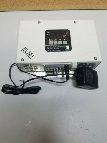 Ebara Jitsugyo Ozone Densitometer ELM1 UV O3 Leak Monitor W/ Power Cord