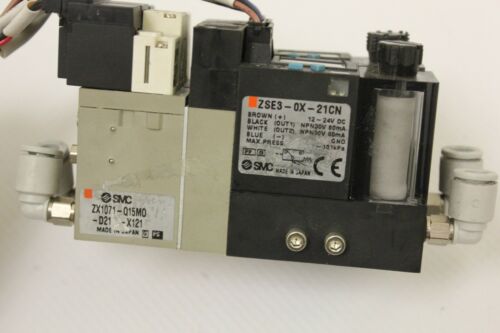 2 SMC ZSE3-0X-21CN ZX1071-Q15MO Vacuum Switch
