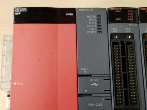 Mitsubishi PLC Rack With Modules CPU/PS/I/O