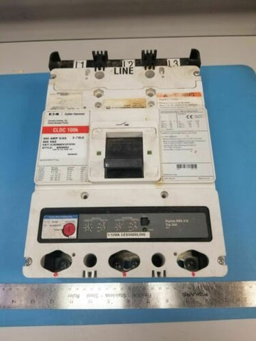 Eaton Cutler Hammer 600A Circuit Breaker 600VAC Cat: CLDC3600FK12P05Y04