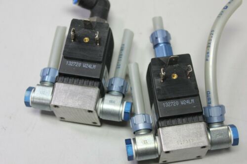 lot of 2 Burkert Solenoid Valves 6014 456650J C 2 way