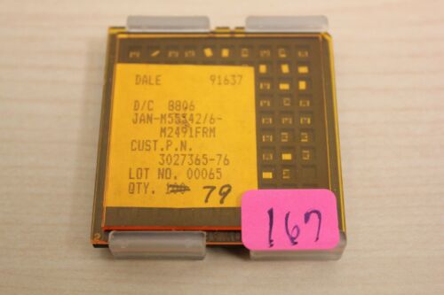 79 New Vishay/Dale Mil Spec Chip Resistors JAN M55342 2.49K