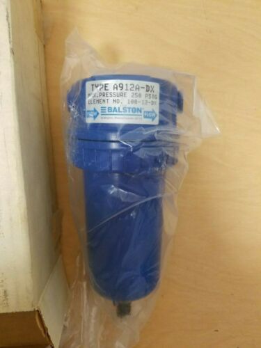 Balston Type A912A-DX Pneumatic Air Filter 1/4" NPT Ports 4758