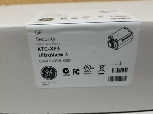 New GE Security Ultraview 3 540TVL Color OSD Camera KTC-XP3