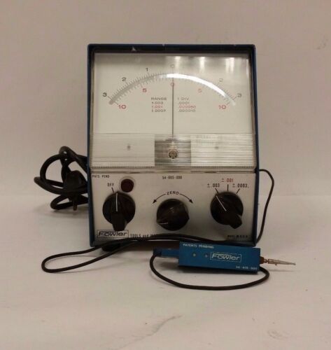 Fowler Electro Comparator System Test Meter w/ Probe 54-605-000 54-610-000
