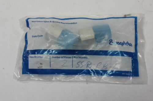 2 New Swagelok SS-8-RB-6 Reducing Bushing Fittings 1/2" MNPT x 3/8" FNPT