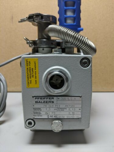 Pfeiffer Duo DuaL Stage Rotary Vane Pump with AEG Type 63 K2 R3Q4 Motor 1,5A