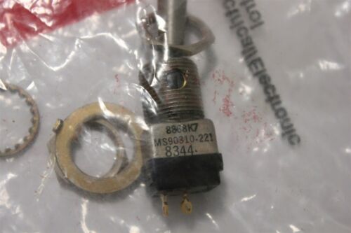 CUTLER HAMMER MILITARY SPEC AIRCRAFT TOGGLE SWITCH ON/OFF MS90310-221 8868K7