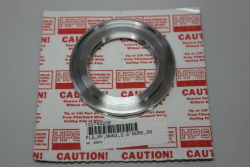 MKS 304 Stainless Steel ISO Universal Weld Flange NW63 2.5" Bore 100760206
