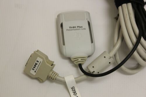(2) Texas Instruments TI-84 Plus Presentation Link Cable Adapter