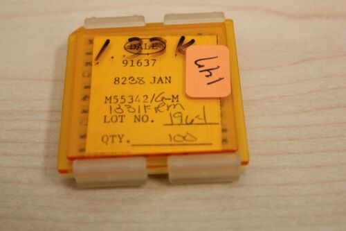 100 New Vishay/Dale Mil Spec Chip Resistors JAN M55342 1.33K