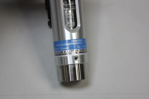 Meister RVO/U-2/20 G 1/2 SS 316Ti Liquid Flow Monitor & Indicator