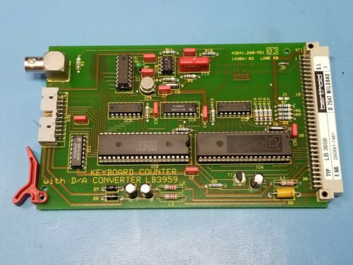 Berthold LB3959 Keyboard Counter with D/A Converter Board