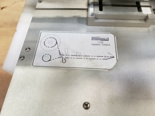 Barry Wehmiller Accraply 6101 Pressure Sensitive Benchtop Labeler