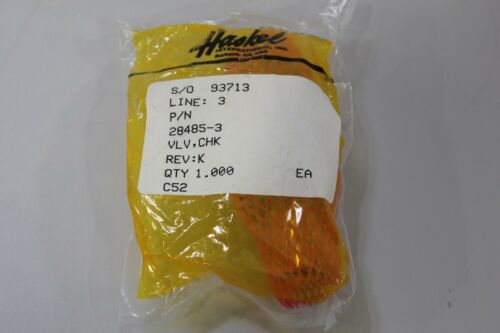 Haskel Check Valve 28485-3