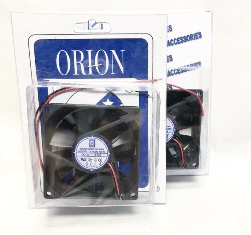 2 Orion Brushless DC Fans Fan OD8025-12HB DC12v