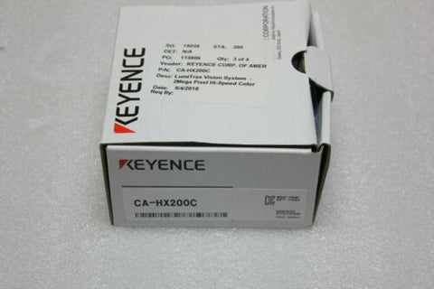 New In Box Keyence Machine Vision Color Camera CA-HX200C