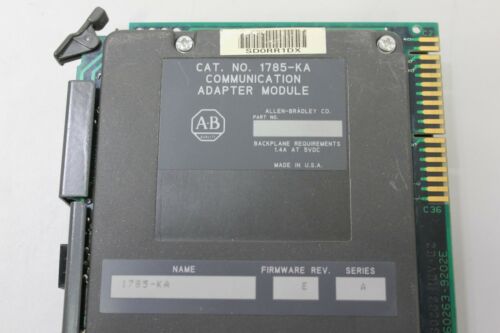 Allen Bradley 1785-KA FW. E COMMUNICATION PLC MODULE