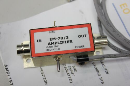 Edmund Optics Single Stage 3 Gain Transimpedance RF Amplifier EM-70/3 57-988