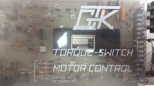 Glentek Torque-switch Motor Control Ga4571-1g Cnc