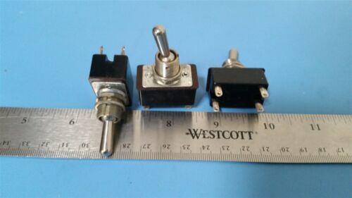 3 UNUSED VINTAGE ARROW-HART ON/OFF TOGGLE SWITCH 3A 250V 4POLE