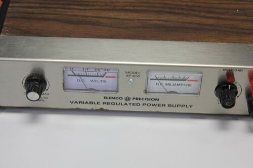 Elenco Precision Variable Regulated Power Supply XP 655 powers on