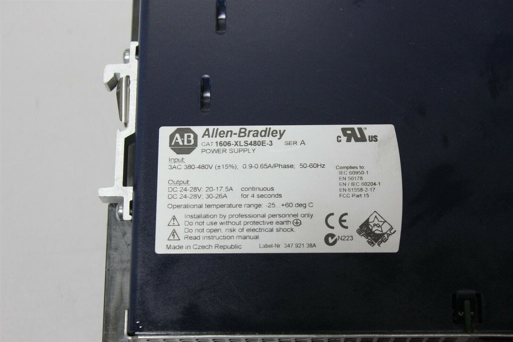 ALLEN BRADLEY AUTOMATION POWER SUPPLY 1606-XLS480E-3